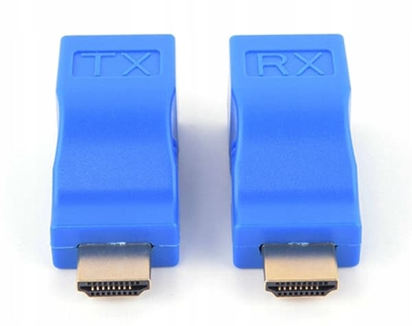 EXTENDER CONVERTER HDMI til LAN OVER TWISTED PAIR RJ45 30M
