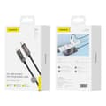 Miniatyrbillede 4 af 4: Foneng XS05 PD27W USB-C til Lightning-kabel, 1,2 m (sort)