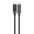 Miniatyrbillede 1 af 4: Foneng XS05 PD27W USB-C til Lightning-kabel, 1,2 m (sort)