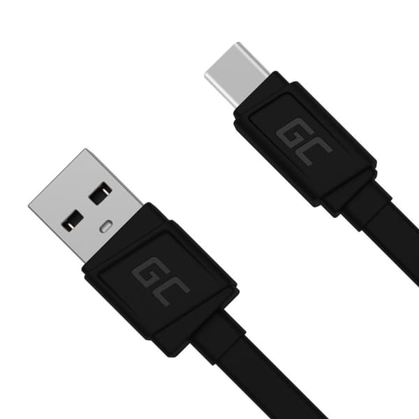 Green Cell KABGC03 USB-kaapeli 0,25 m USB A USB C Musta