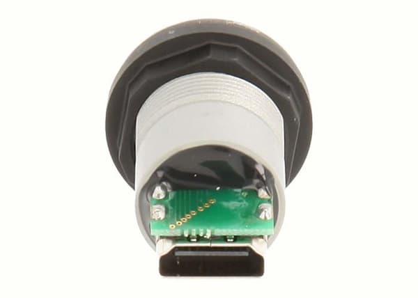 Schlegel - 23.001.532 - HDMI hona med fram, 1 x HDMI hona och bak, 1 x HDMI hona Silver