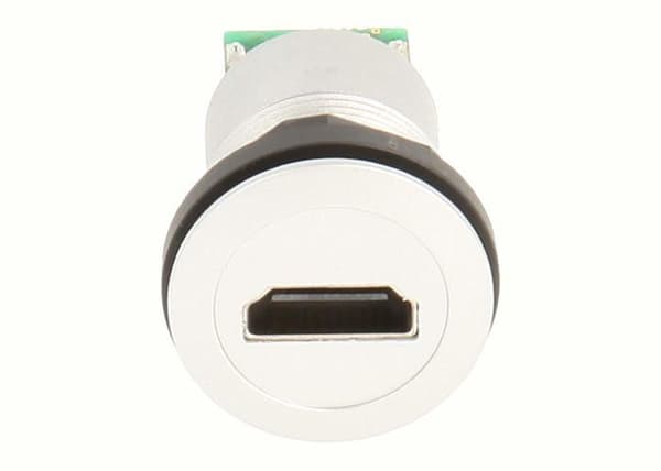 Schlegel - 23.001.532 - HDMI hona med fram, 1 x HDMI hona och bak, 1 x HDMI hona Silver