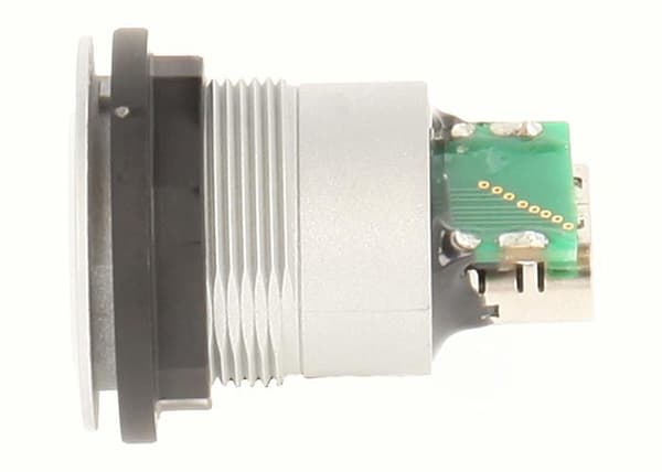 Schlegel - 23.001.532 - HDMI hona med fram, 1 x HDMI hona och bak, 1 x HDMI hona Silver