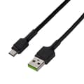 Miniatyrbild 2 av 4: Green Cell KABGC23 USB-kabel USB 2.0 0.3 m USB A Micro-USB B Svart