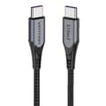Miniatyrbild 1 av 5: USB-C till USB-C 100W Ventilation TAHHF 5A 1m USB 3.1 Gen2 4k-kabel (grå)