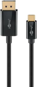 Miniatyrbild 1 av 11: USB-C™-till-DisplayPort™-kabel 4K @ 60 Hz, 2 m, svart