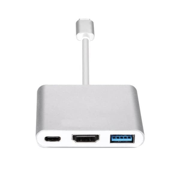 USB 3.1 Typ C Hub USB-C till USB 3.0 / HDMI 4K / Typ C (PD) Adaptör hona Multifunktionell Hub för Apple Macbook 12 '''