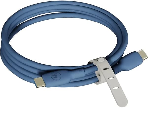 Motorola Silikone Kabel CC 5A 2m, Blå