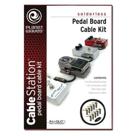 Patchkablar - PLANET WAVES - GPKIT-10 - 3 m - 10 vinklade jackpluggar - Gitarr &amp; bastillbehör