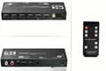 Miniatyrbild 4 av 7: SPLITTER SWITCH HDMI 2.0 4x2 SWITCH 4 INGÅNGAR 2 UTGÅNGAR ARC CINCH OPTICAL