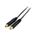 Miniatyrbild 1 av 3: STARTECH Stereo splitterkabel - 3,5 mm hona minijack till 2x 3,5 mm hona minijack - 15 cm