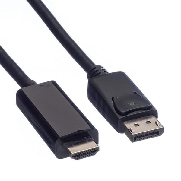 Värdekabel DisplayPort DP - UHDTV, St/Black, 5 m - 11995788