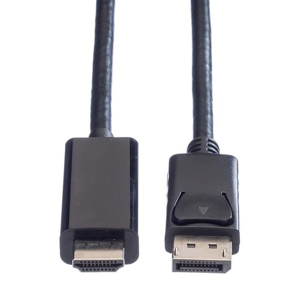 Värdekabel DisplayPort DP - UHDTV, St/Black, 5 m - 11995788