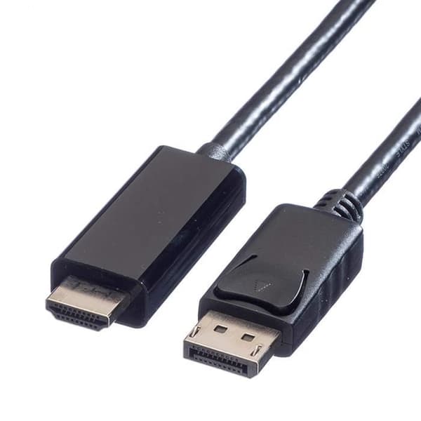Värdekabel DisplayPort DP - UHDTV, St/Black, 5 m - 11995788