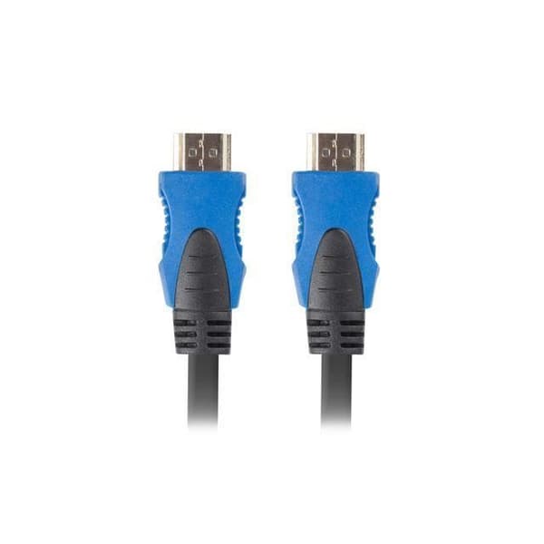 LANBERG KABEL HDMI - KONECTORER MACHO/MACHO CHAPADOS EN GULD - UPPLÖSNING HASTA 3840*2160 - 1,8 METROS - NEGRO -