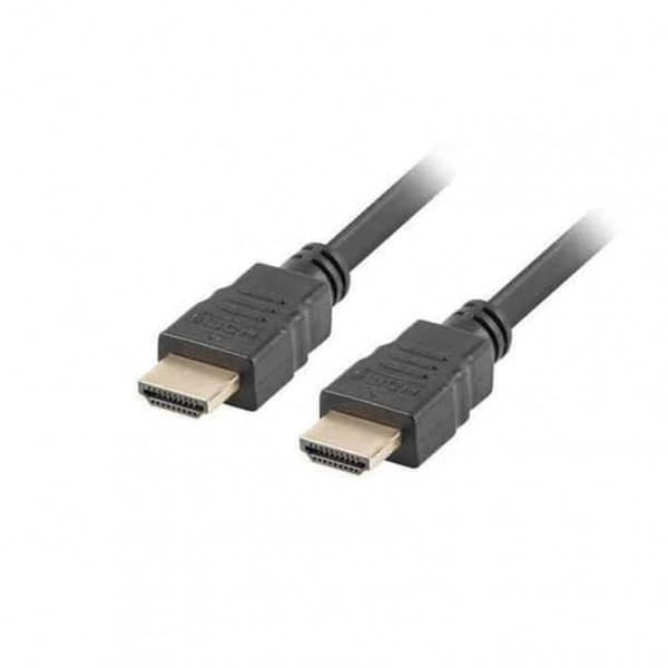 Lanberg 4K Ultra HD HDMI-kabel Hane-kontakt/hankontakt Svart 10 m