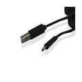 Miniatyrbild 3 av 3: USB-kabel ca! APTAPC0559 APPC38 Micro USB 26g Svart