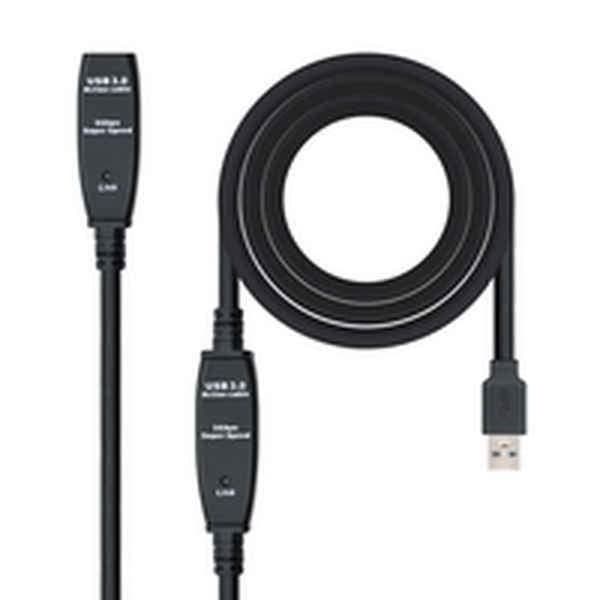 USB-förlängningskabel NANOCABLE 10.01.0313 15 m 5 Gbps - - - NANOCABLE