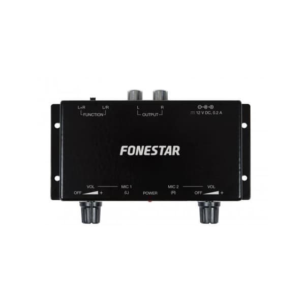 Fonestar TC-6MX, svart, 80 dB, 20 - 20 000 Hz, 50 dB, 12 V, 133 mm