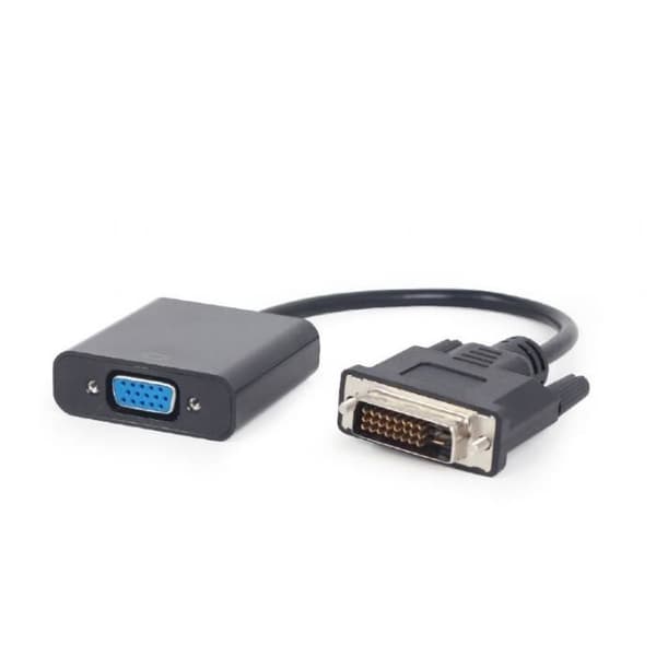 Gembird A-DVID-VGAF-01, 0,2 m, DVI-D, VGA (D-Sub), hane, hona, svart