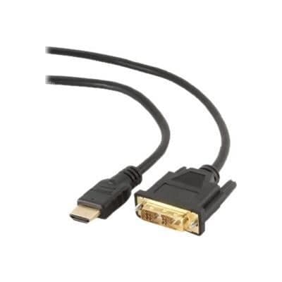 Gembird HDMI till DVI-kabel med guldpläterade kontakter 3m - Svart