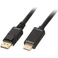 Miniatyrbild 1 av 2: LINDY DisplayPort till HDMI 4K30-kabel (DP: passiv) - 1 m