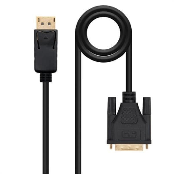 Nanokabel 10.15.4501. Kabellängd: 1 m, Kontakt 1: DisplayPort, Kontakt 2: DVI. Hållbarhetscertifikat: RoHS.