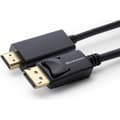 Miniatyrbild 1 av 2: Microconnect MC-DP-HDMI-1000 Videokabel-Adapter 10 m DisplayPort Svart (MC-DP-HDMI-1000)
