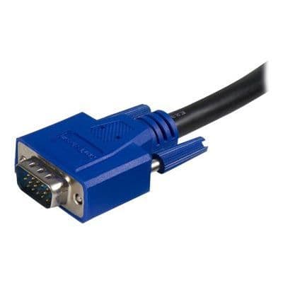 KVM USB-kabel - STARTECH - 3,05 m - 1 x Typ A Hane USB - 1 x HD-15 Hane VGA - Svart