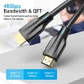 Miniatyrbild 4 av 4: VENTION High Speed HDMI 2.1-kabel 48Gbps Dolby Vision 8K @ 60Hz (3m)