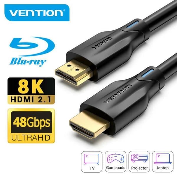 VENTION High Speed HDMI 2.1-kabel 48Gbps Dolby Vision 8K @ 60Hz (3m)