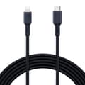 Miniatyrbilde 1 av 4: USB-C til Lightning-kabel Aukey CB-SCL1, 27W, 1m (svart)