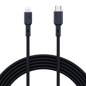 USB-C til Lightning-kabel Aukey CB-SCL1, 27W, 1m (svart)