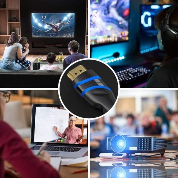 HDMI-kabel - DIREKT KABEL - 3 m - HDMI 2.1b Certifierad - 8K/10K - Ultra High Speed