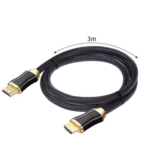 Kullattu 8K 60Hz 4K 120Hz 48Gbps HDMI 2.1 Kaapeli 3m