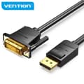 Miniatyrbild 1 av 4: VENTION DP till DVI-kabel (24+1) 1080P@60Hz HD-videokonvertering för TV-projektor Bärbar datorskärm (2m)
