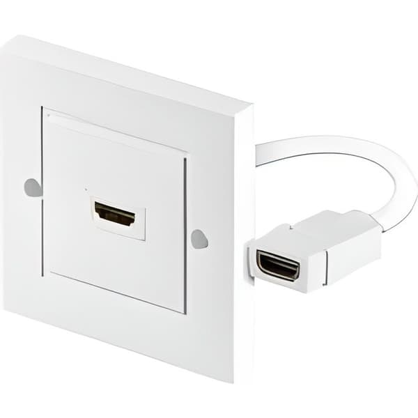 Full HD 1080p HDMI i vägguttag, 1 port