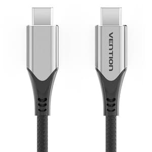 USB-C till USB-C 60 W kabel Ventilation TAAHD 0,5 m (grå)