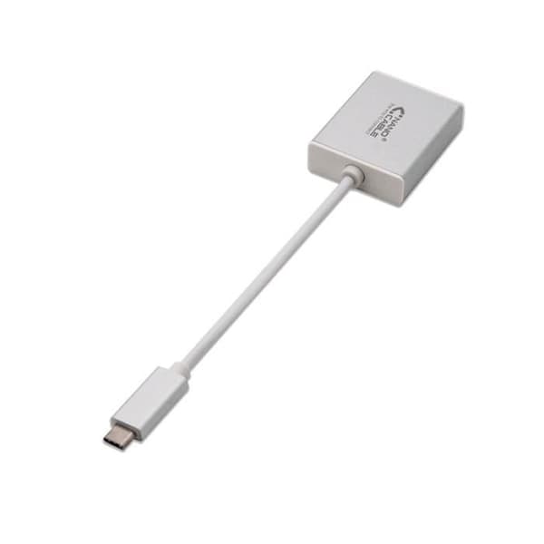 Nanokabel 10.16.4101, 0,1 m, USB C, VGA (D-Sub), hane, hona, rak