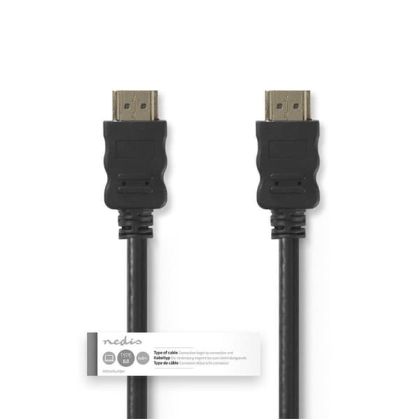 Nedis CVGT34000BK30 højhastigheds HDMI-kabel med Ethernet HDMI-stik - HDMI-stik 3.0 M Sort