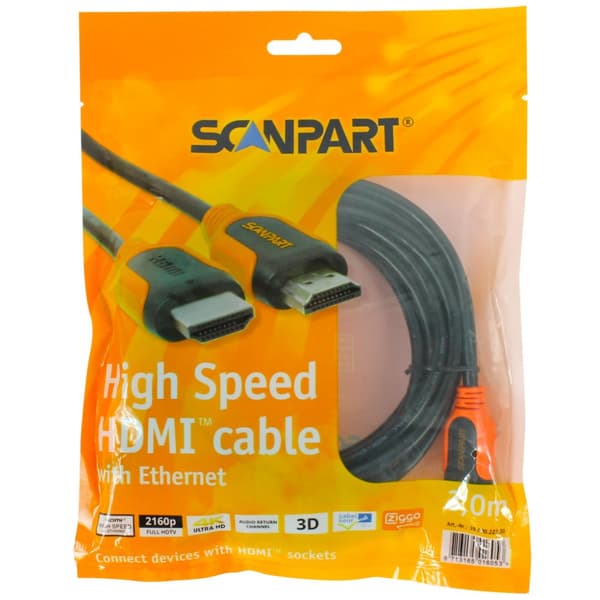 Scanpart HDMI-kaapeli oranssi 3m