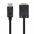 Pikkukuva 1 / 3: DisplayPort - VGA adapteri Aisens A125-0462 Musta 3 m