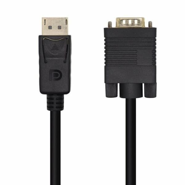 DisplayPort - VGA adapteri Aisens A125-0462 Musta 3 m