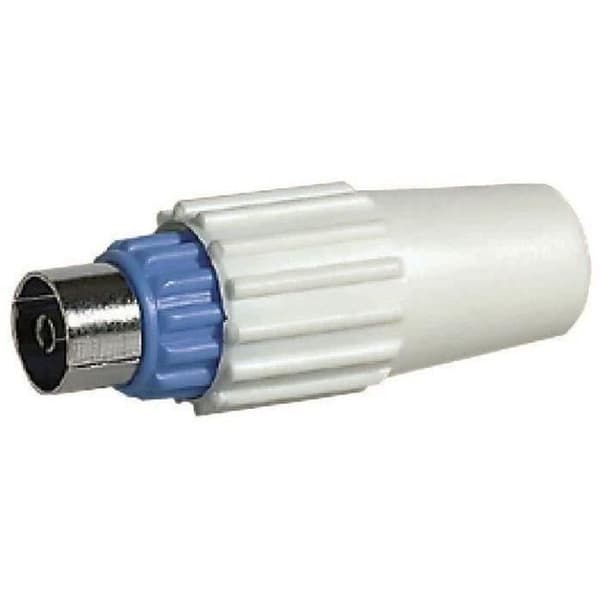 Koaxialkontakt - LEGRAND - 9,52 mm - Rak - TV-antenn - TV-förlängningar