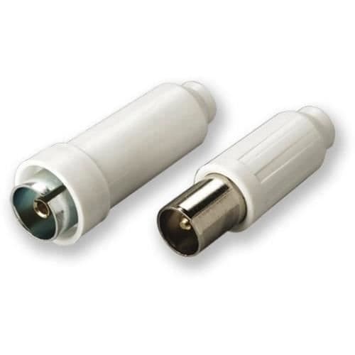 ELECTRALINE - TV-kontakt hane + hona 9.52mm