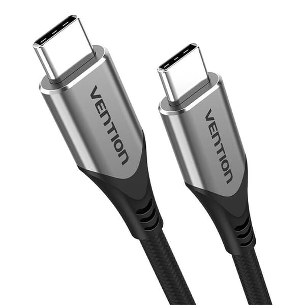 Vention TAAHG USB-C till USB-C 60W kabel 1,5m (grå)