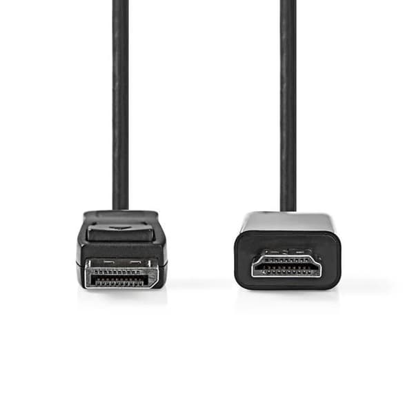 Displayportkabel - NEDIS - CCGL37100BK30 - 1080p - Nickelpläterad - 3,00 m