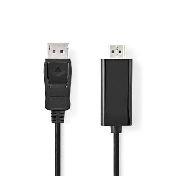 Displayportkabel - NEDIS - CCGL37100BK30 - 1080p - Nickelpläterad - 3,00 m