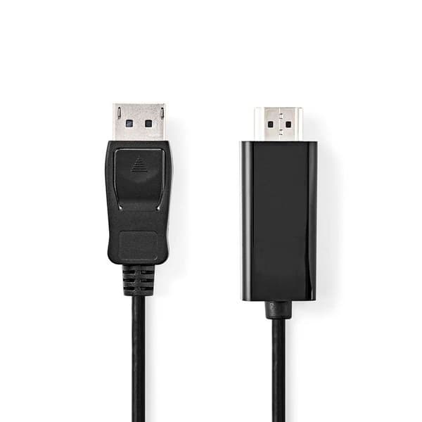 Displayportkabel - NEDIS - CCGL37100BK30 - 1080p - Nickelpläterad - 3,00 m