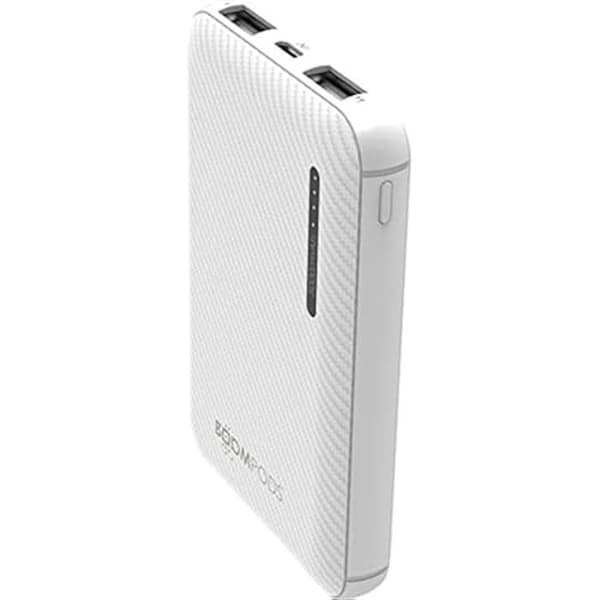 Boompods Obi - BOOMPODS - 5.000mAh - Mobilströmförsörjning - Vit färg